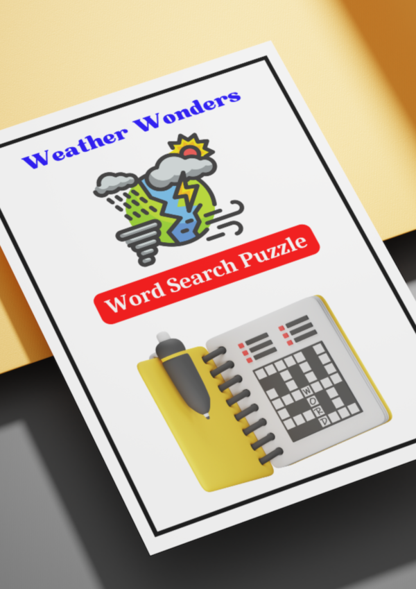 Weather Wonders Kids Word Search